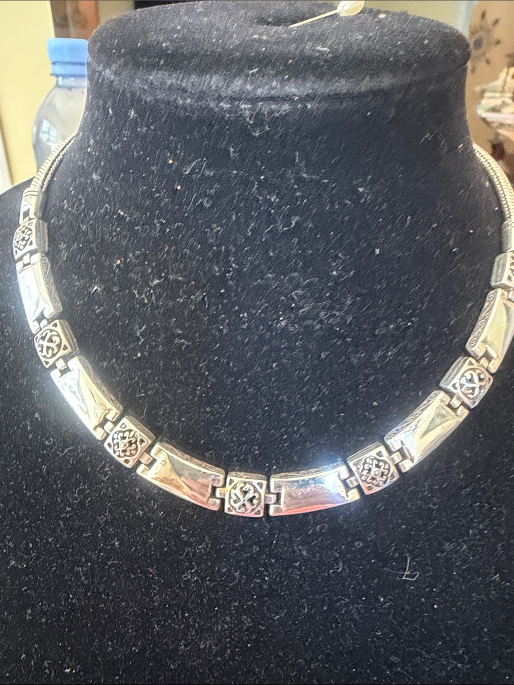 Brighton tribeca Link Choker Necklace - Silver